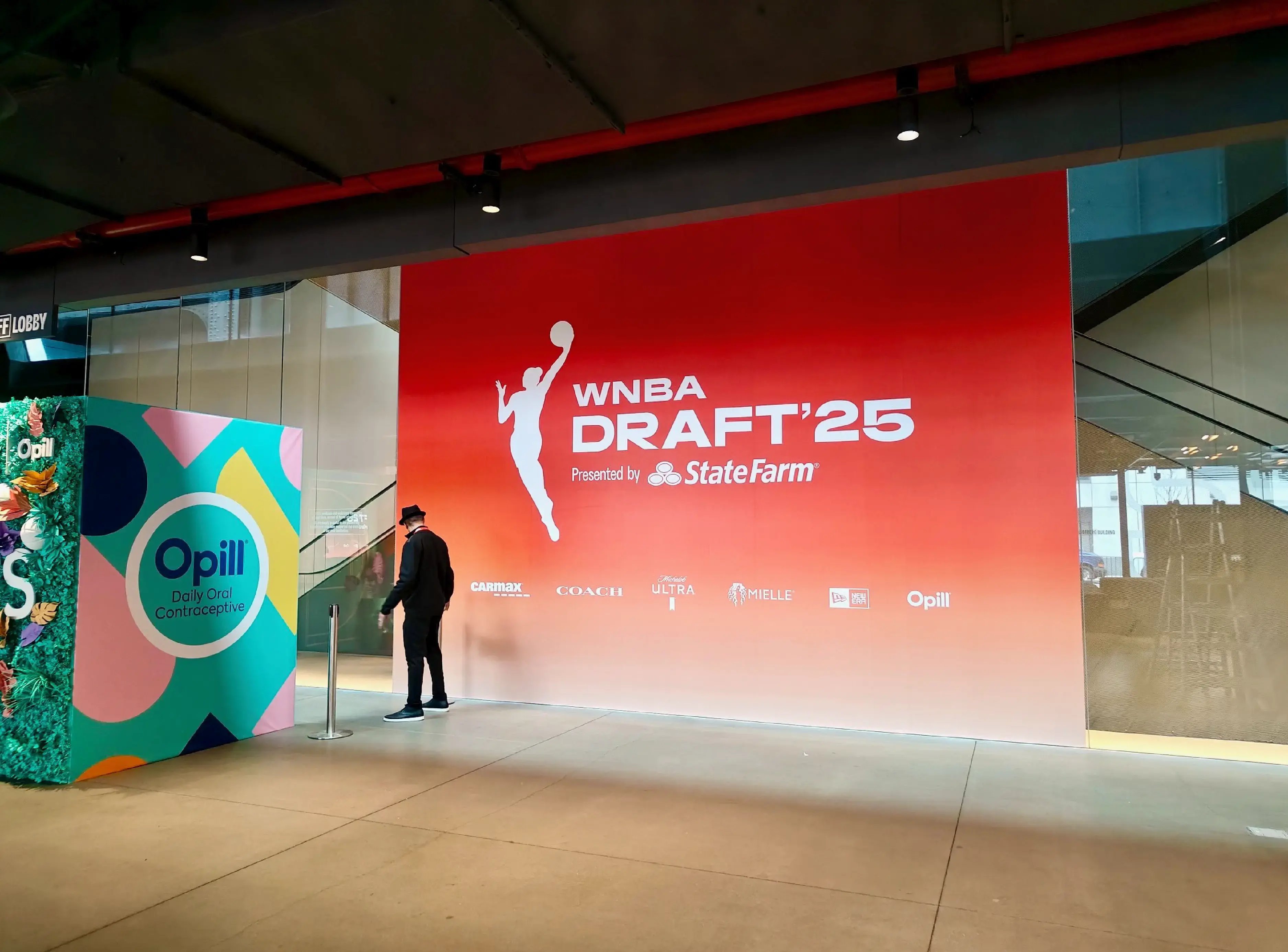 2025 WNBA Draft Event Signage