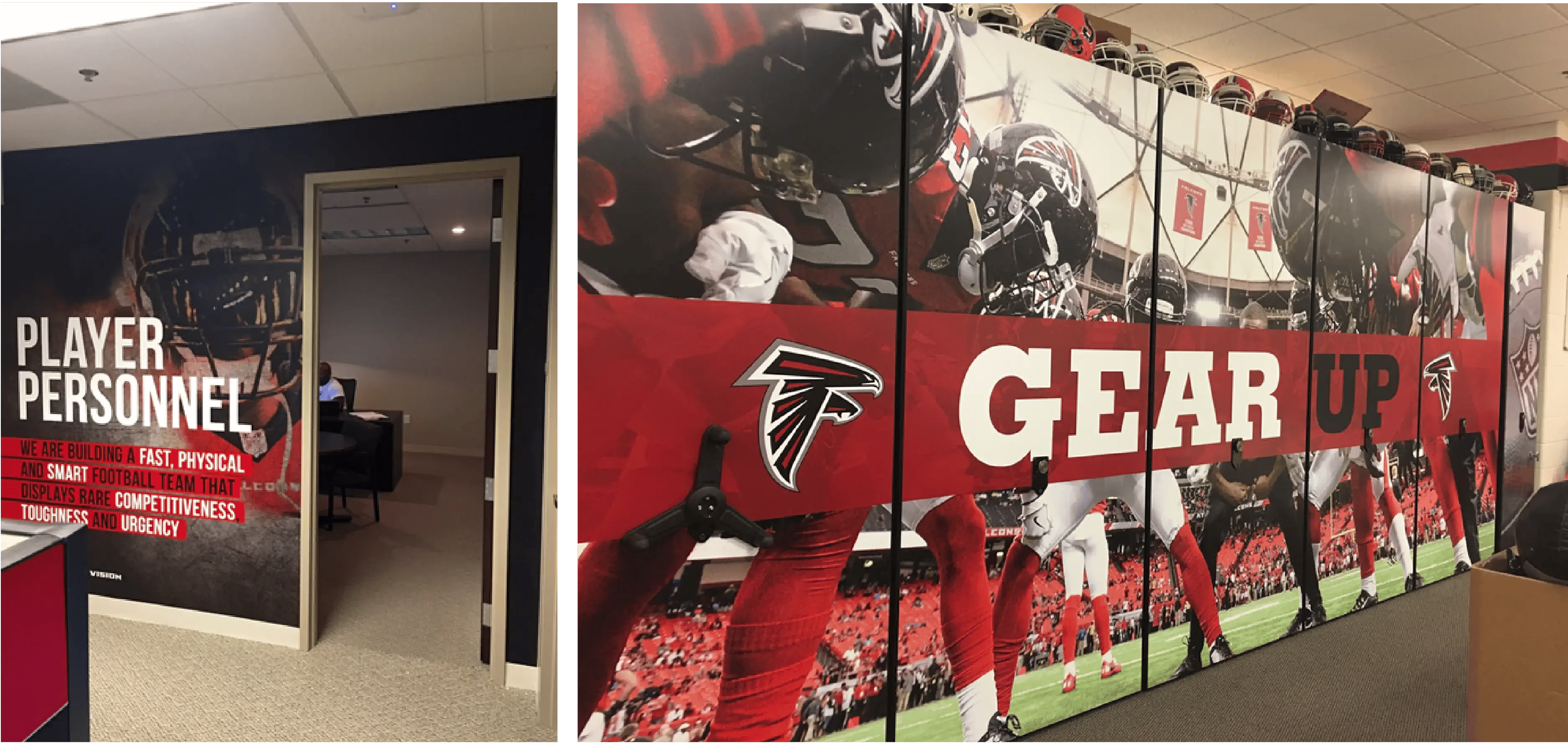 Atlanta Falcons Facility Environmental Graphics