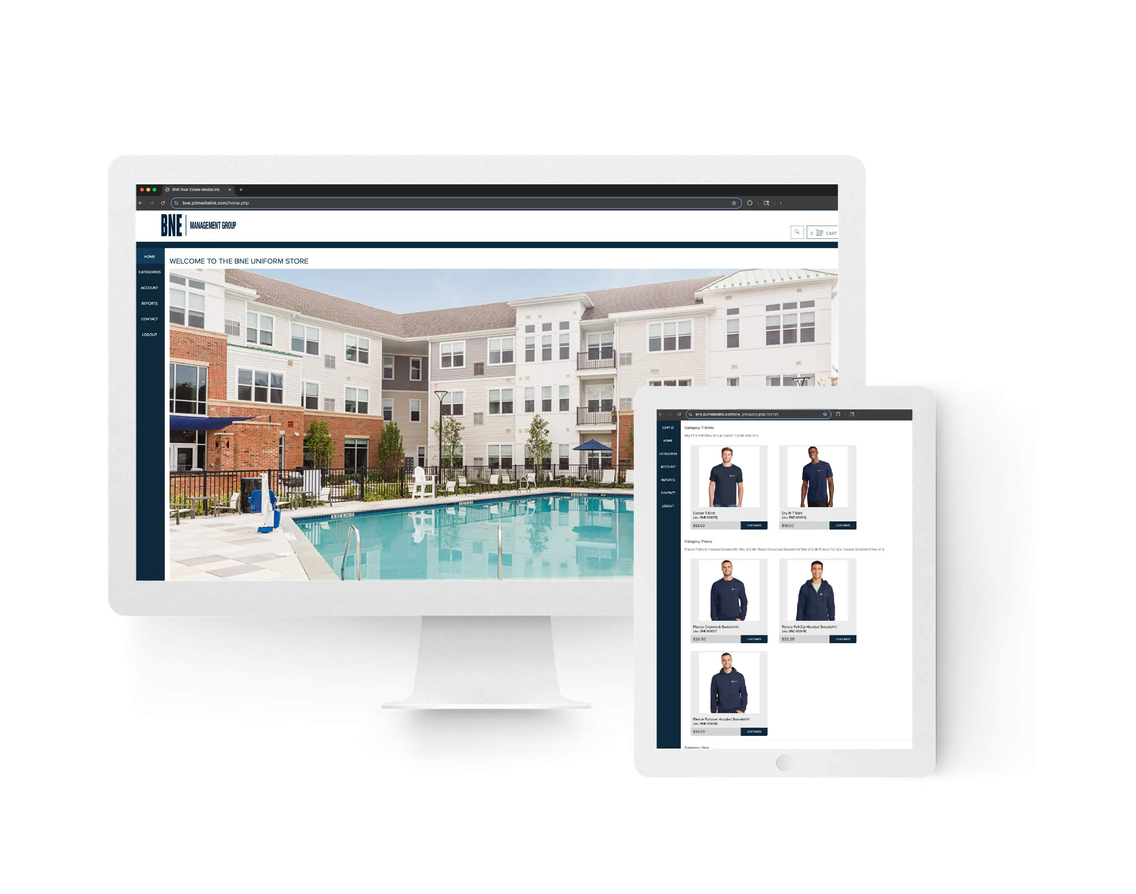 BNE Real Estate Uniform Online Store