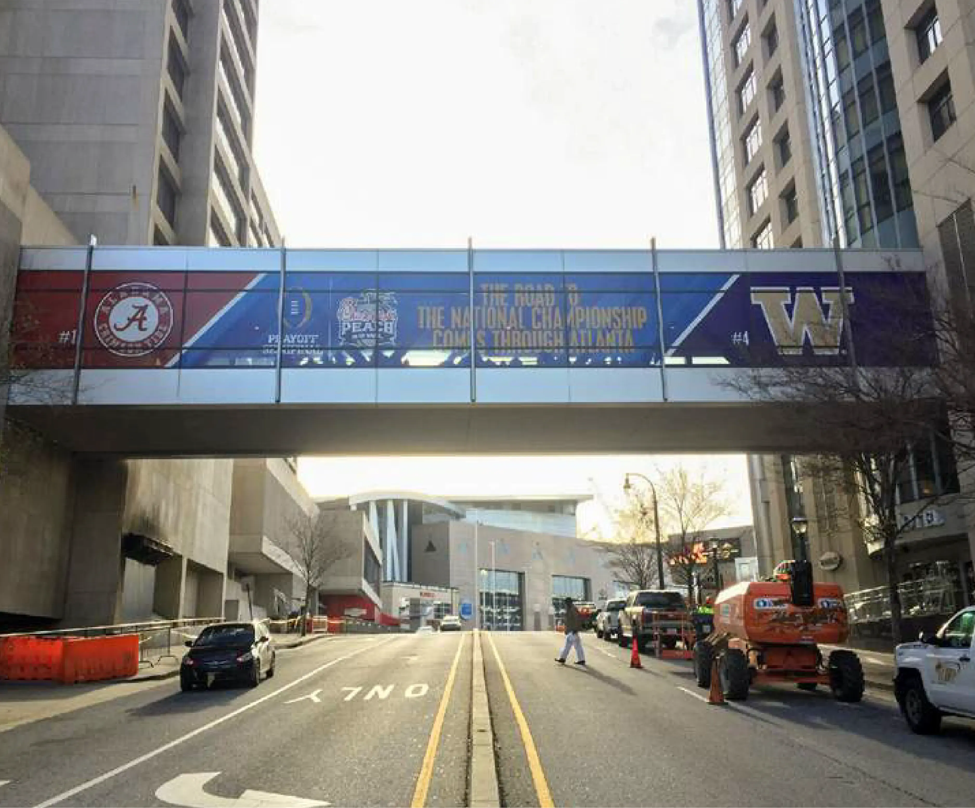 Chick-fil-a Peach Bowl Environmental Graphics