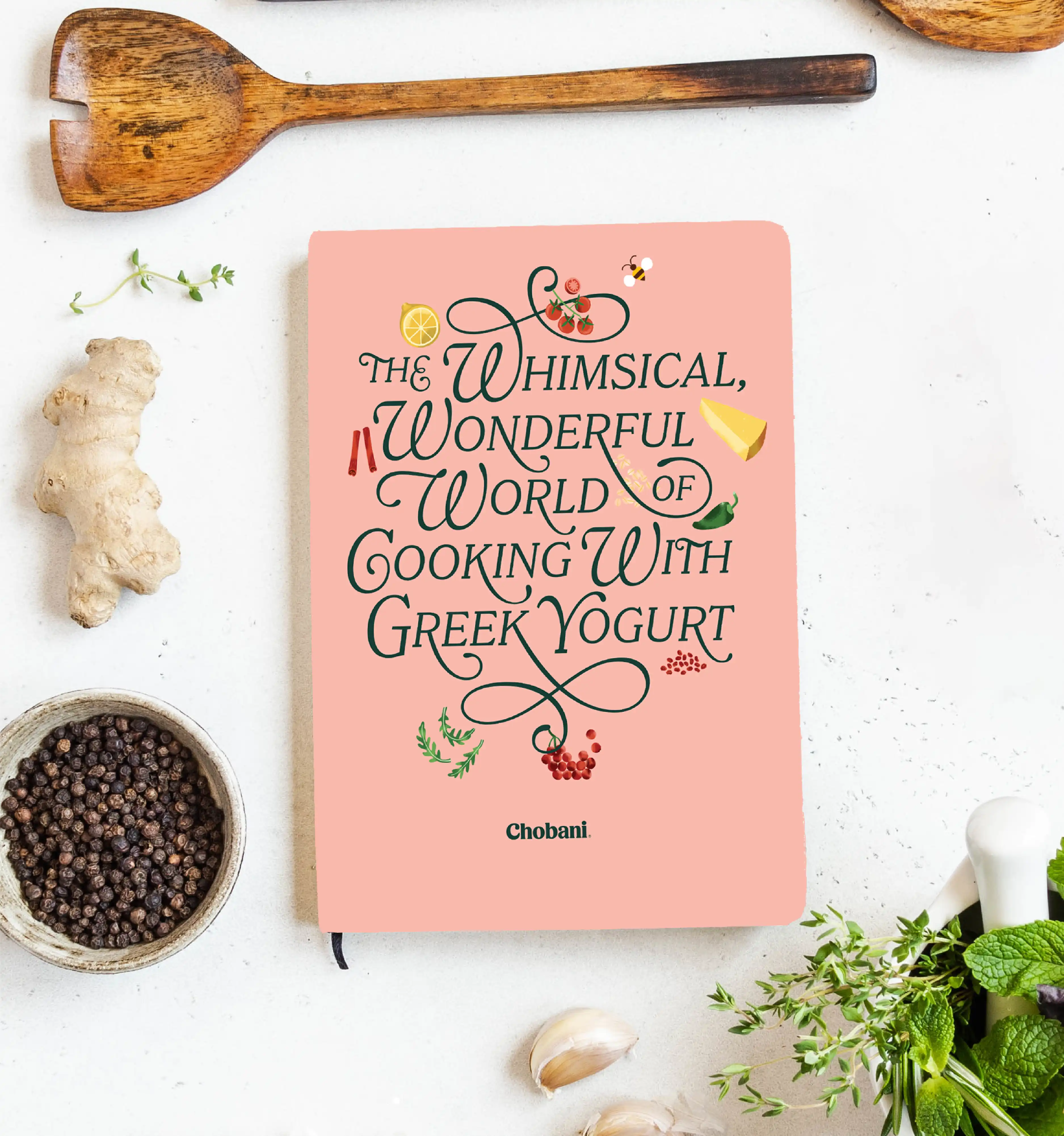 Chobani Cookbook Print Marketing