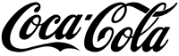Coca-Cola black and white logo