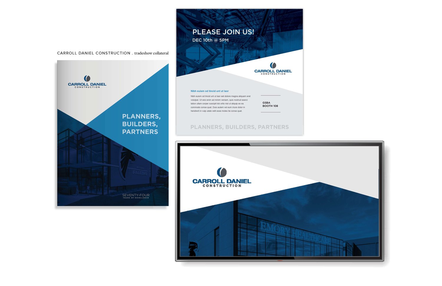 Carroll Daniel Construction Mockup