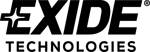 Exide black and white logo