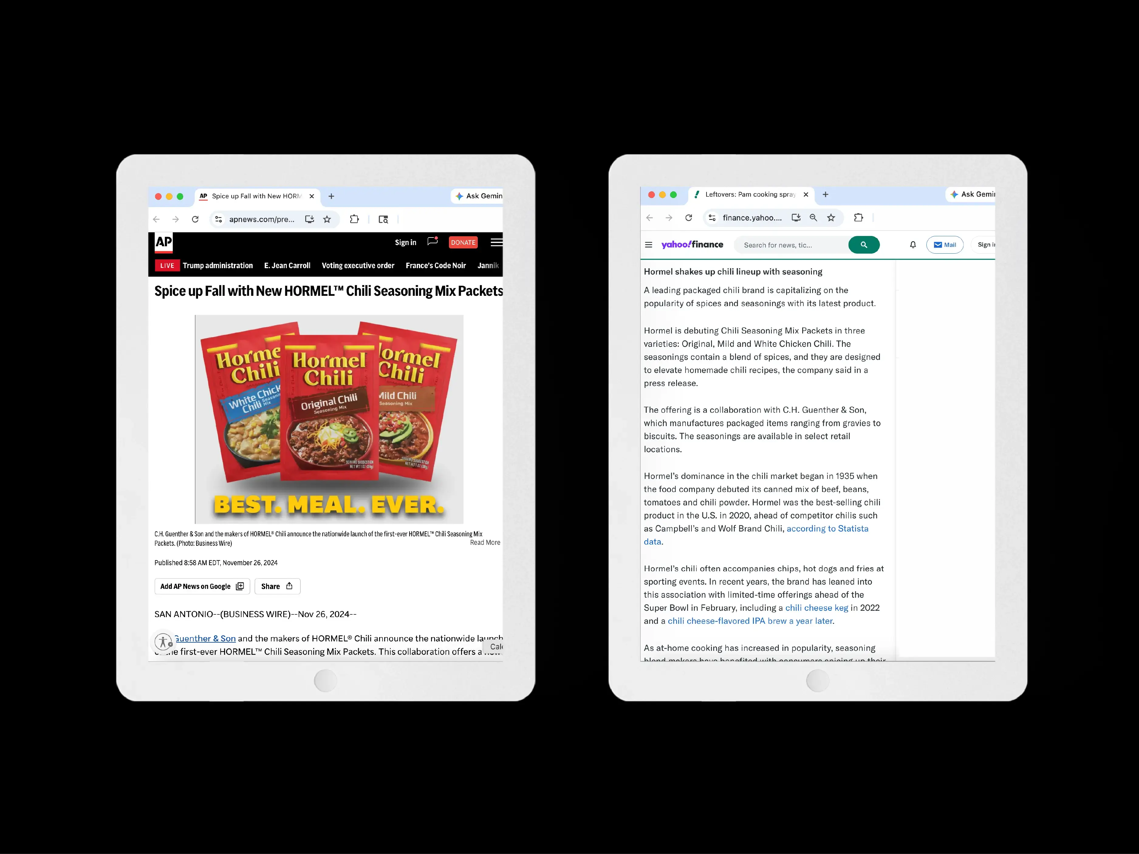 Hormel Product Press Releases