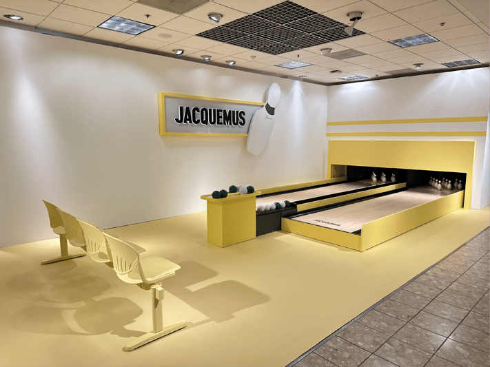 Jacquemus x Neiman Marcus Bowling Alley Display