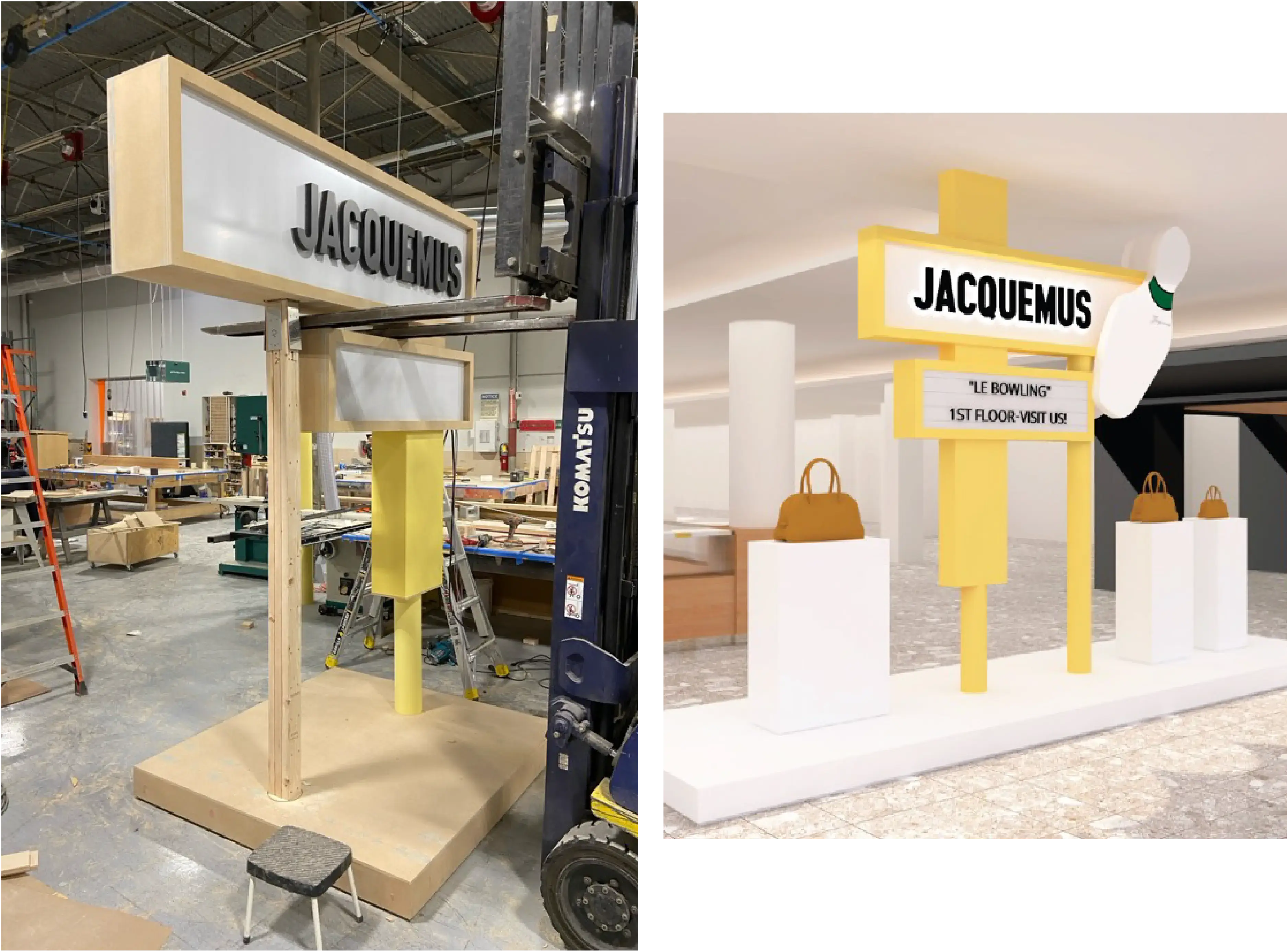 Jacquemus x Neiman Marcus Display Fabrication