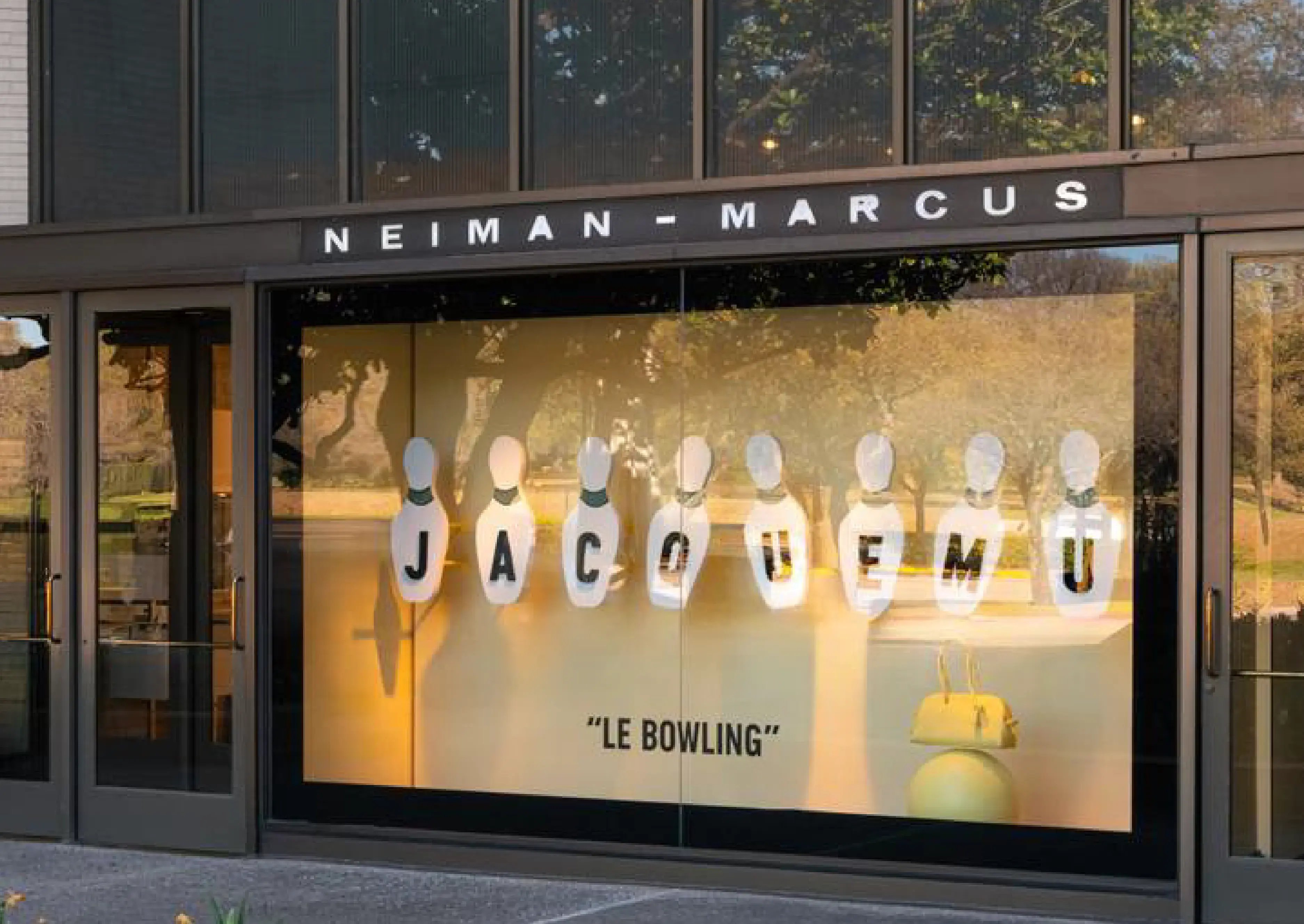 Jacquemus x Neiman Marcus Le Bowling Window Display-1