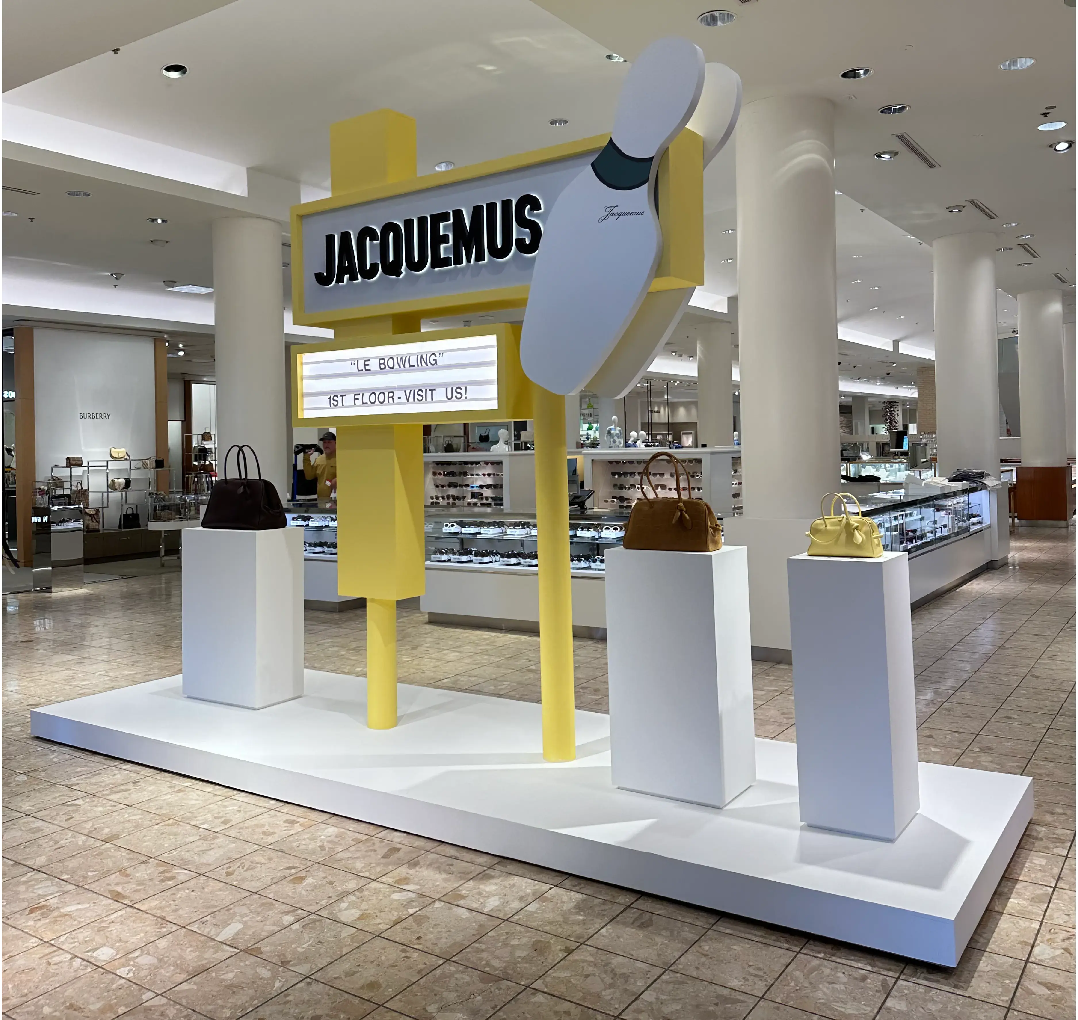 Jacquemus x Neiman Marcus Light Up Retail Display-1