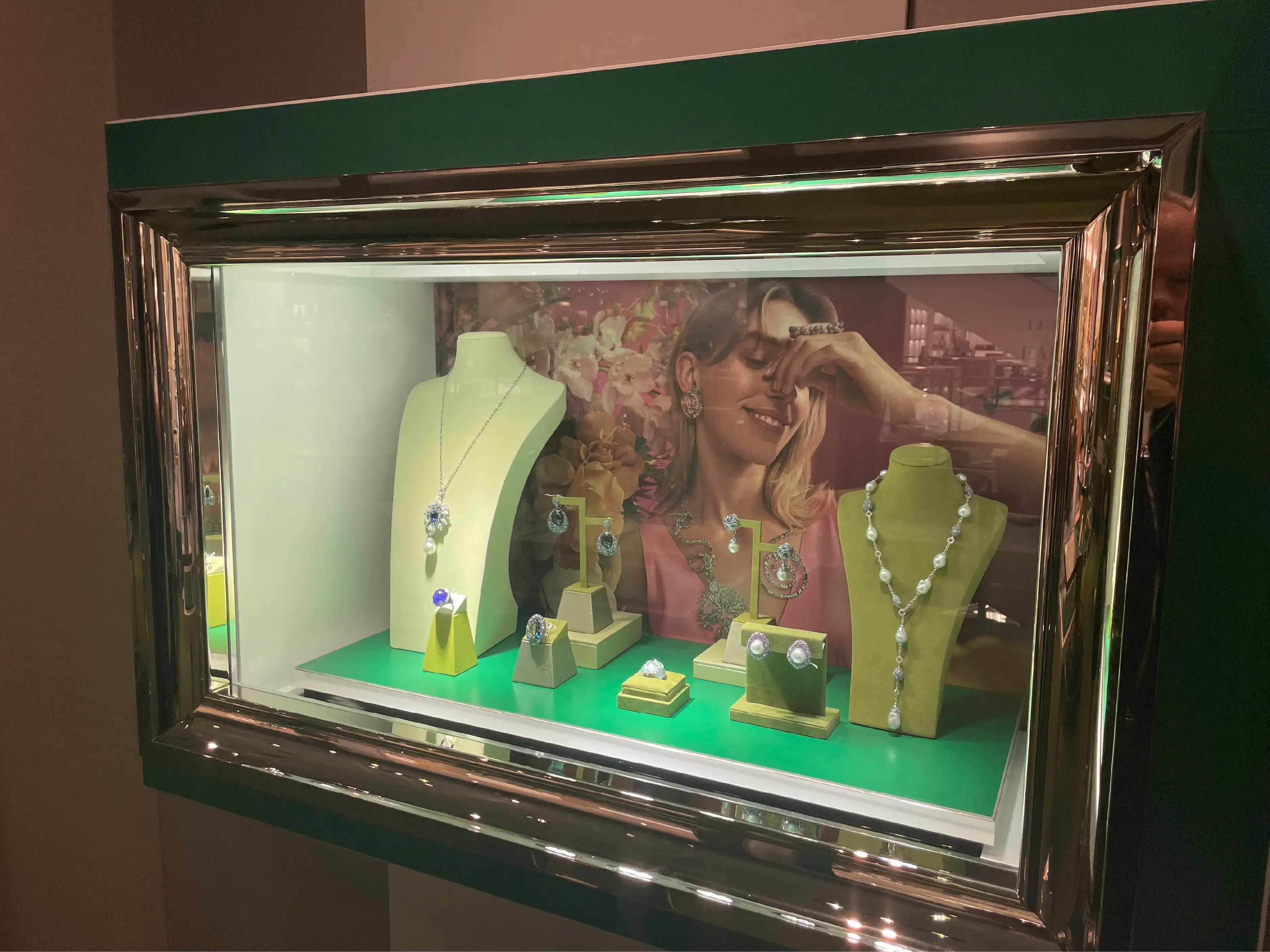 Jewerly Shadowbox Window Display