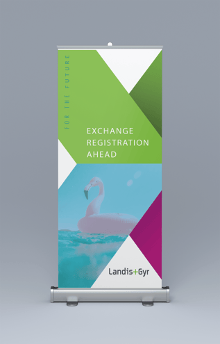 Landis + Gyr Bannerstand