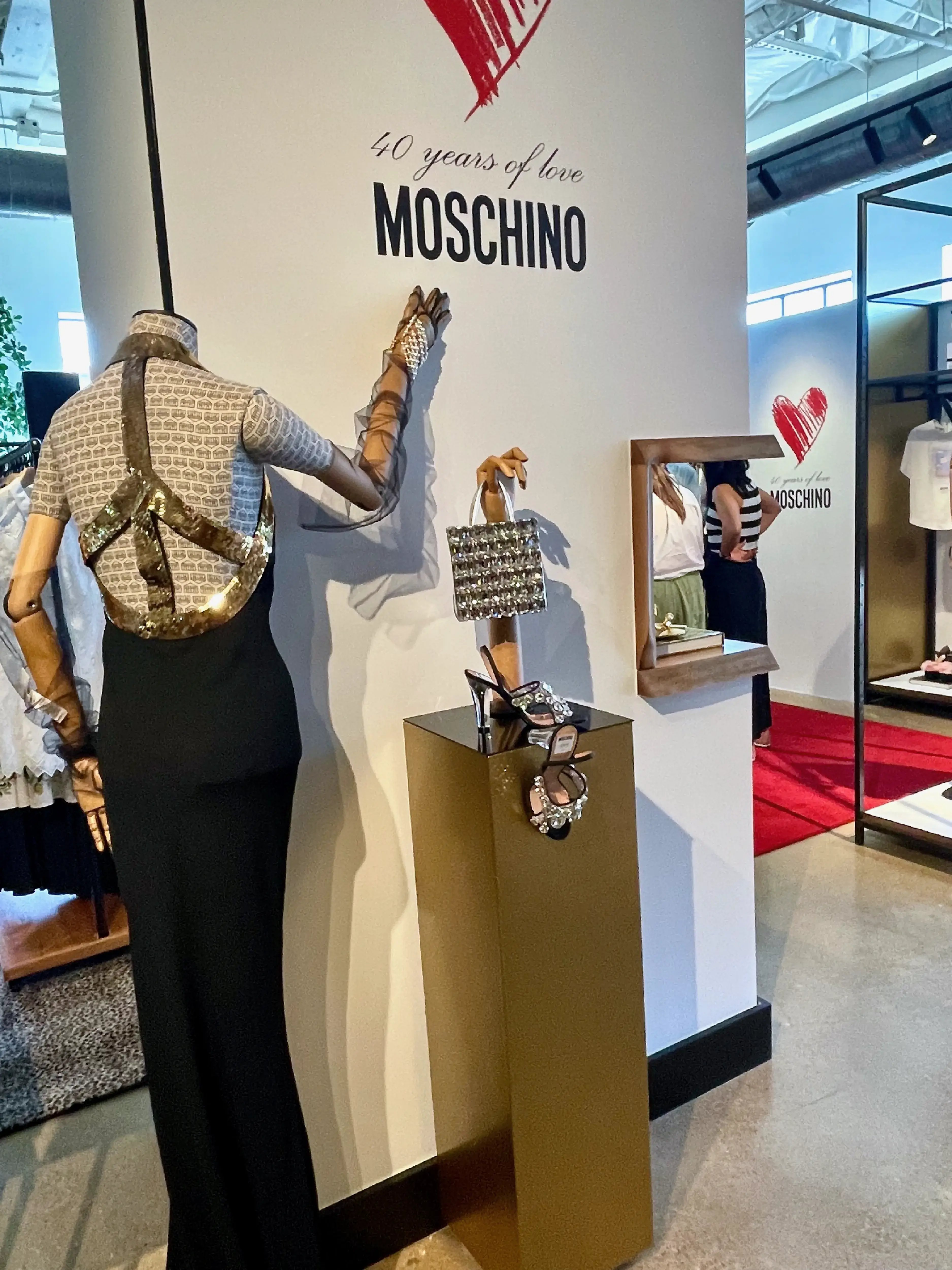 Moschino Pop Up Event Signage