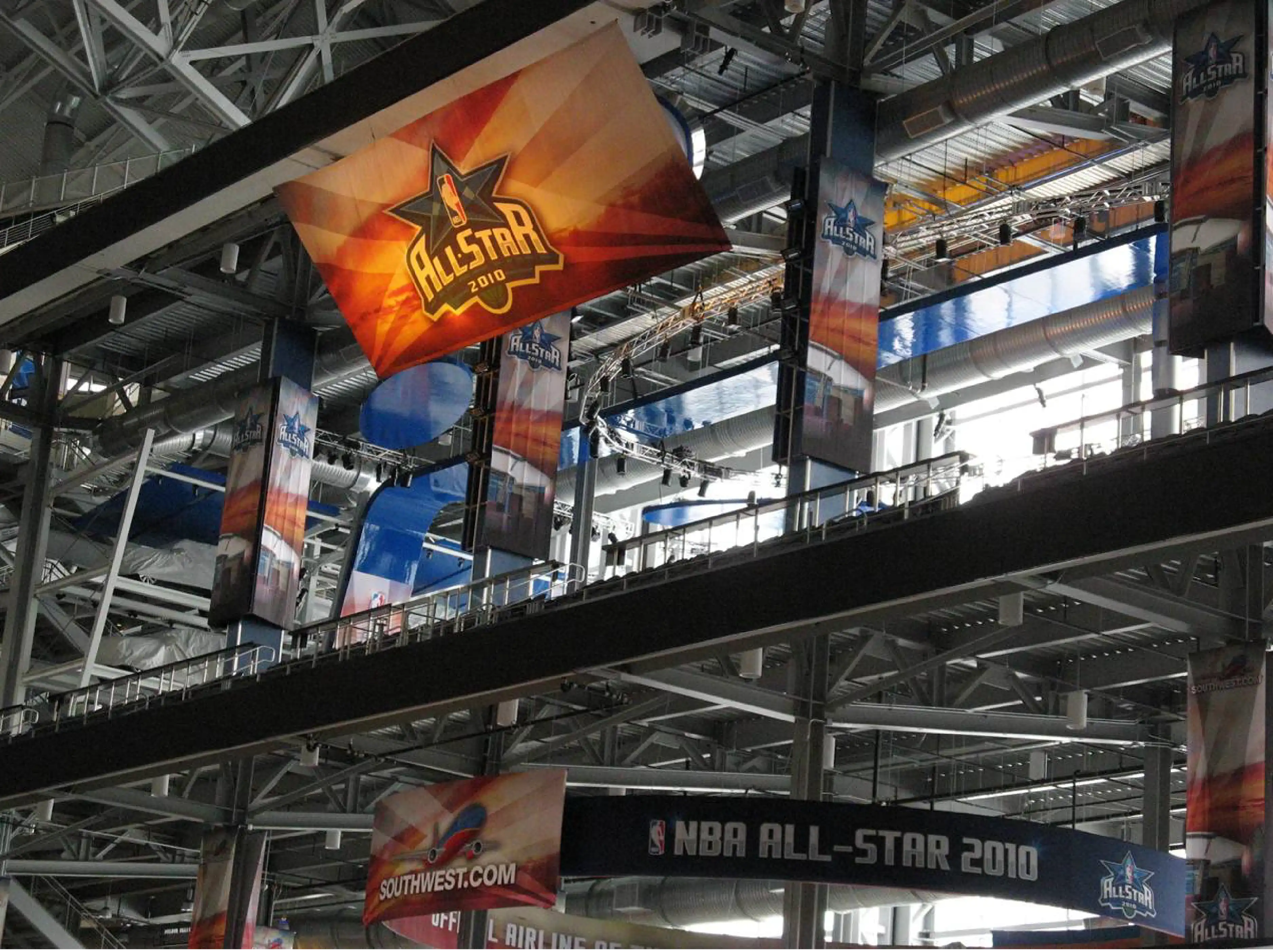 NBA All Star Event Stadium Signage