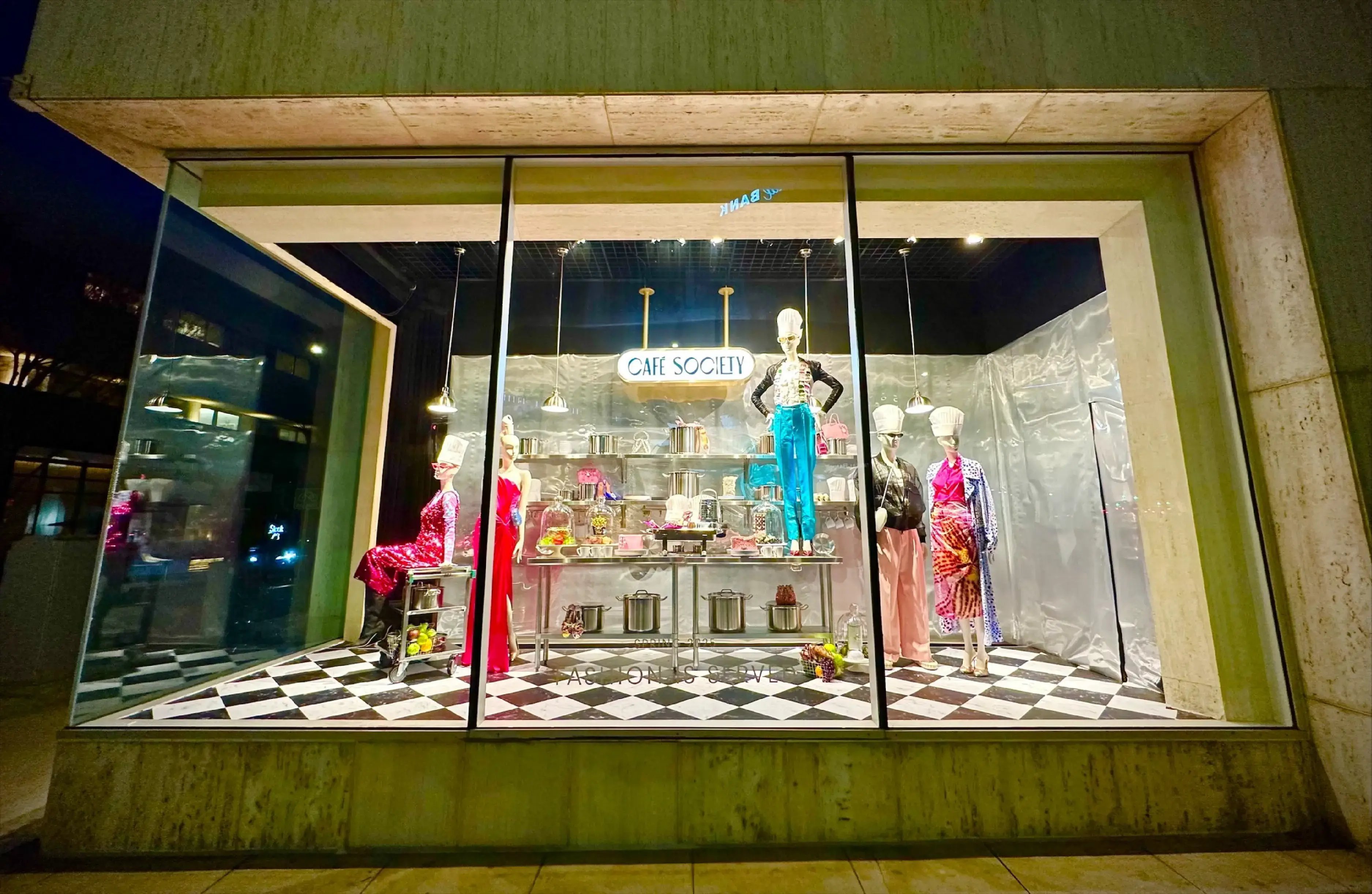 Neiman Marcus Window Display Cafe Society