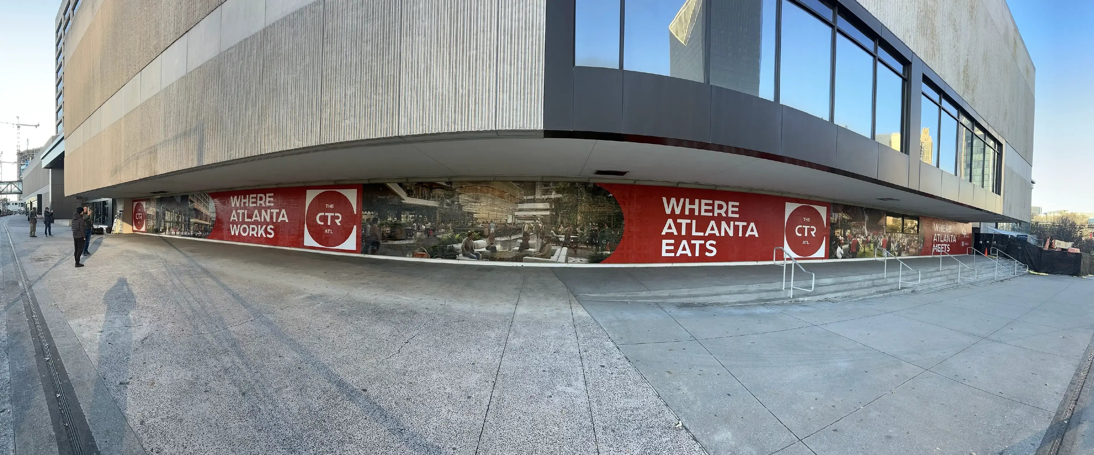 The Ctr Atlanta Barricade Signage