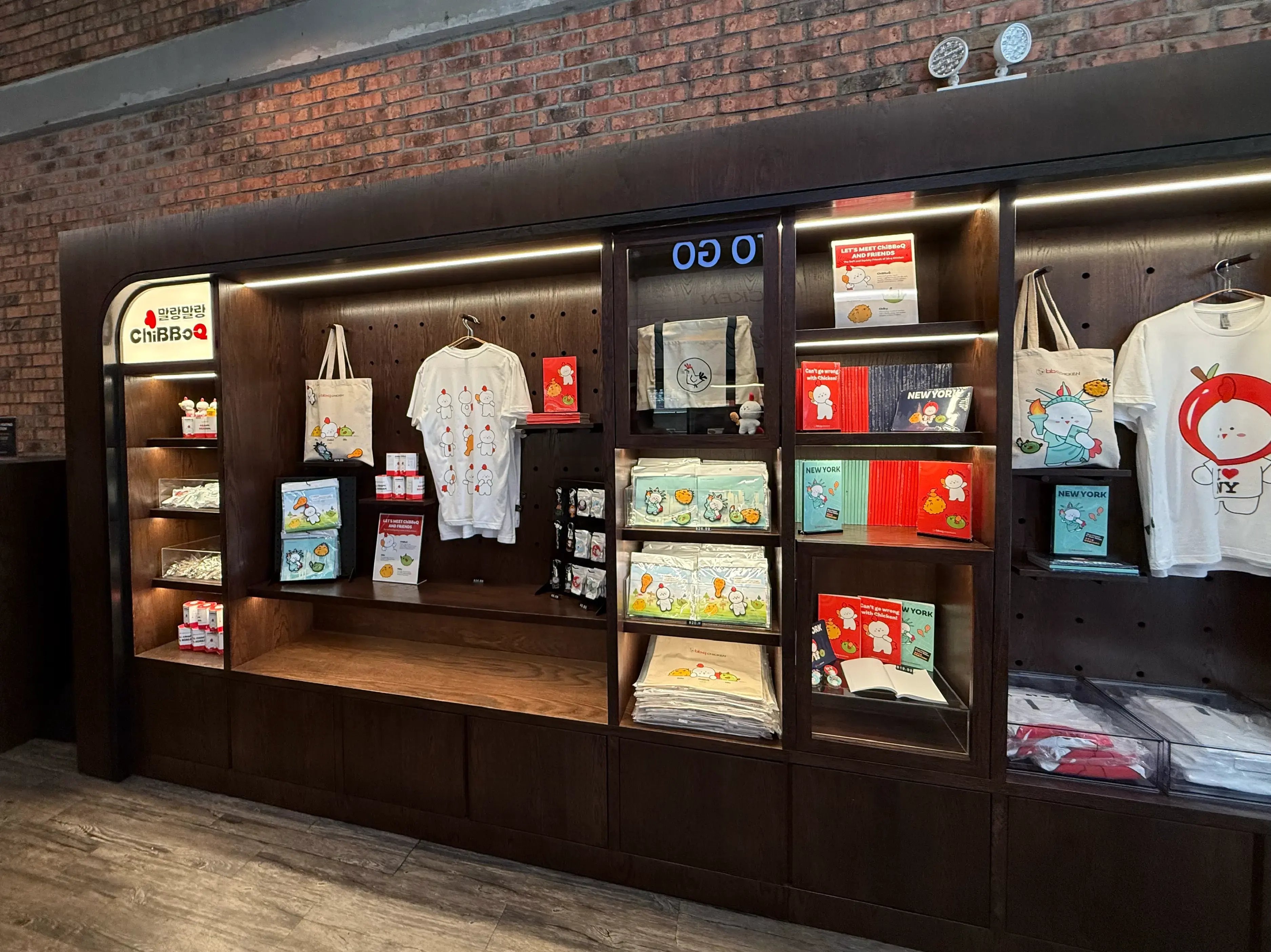 bb.q Chicken NYC branded merchandise