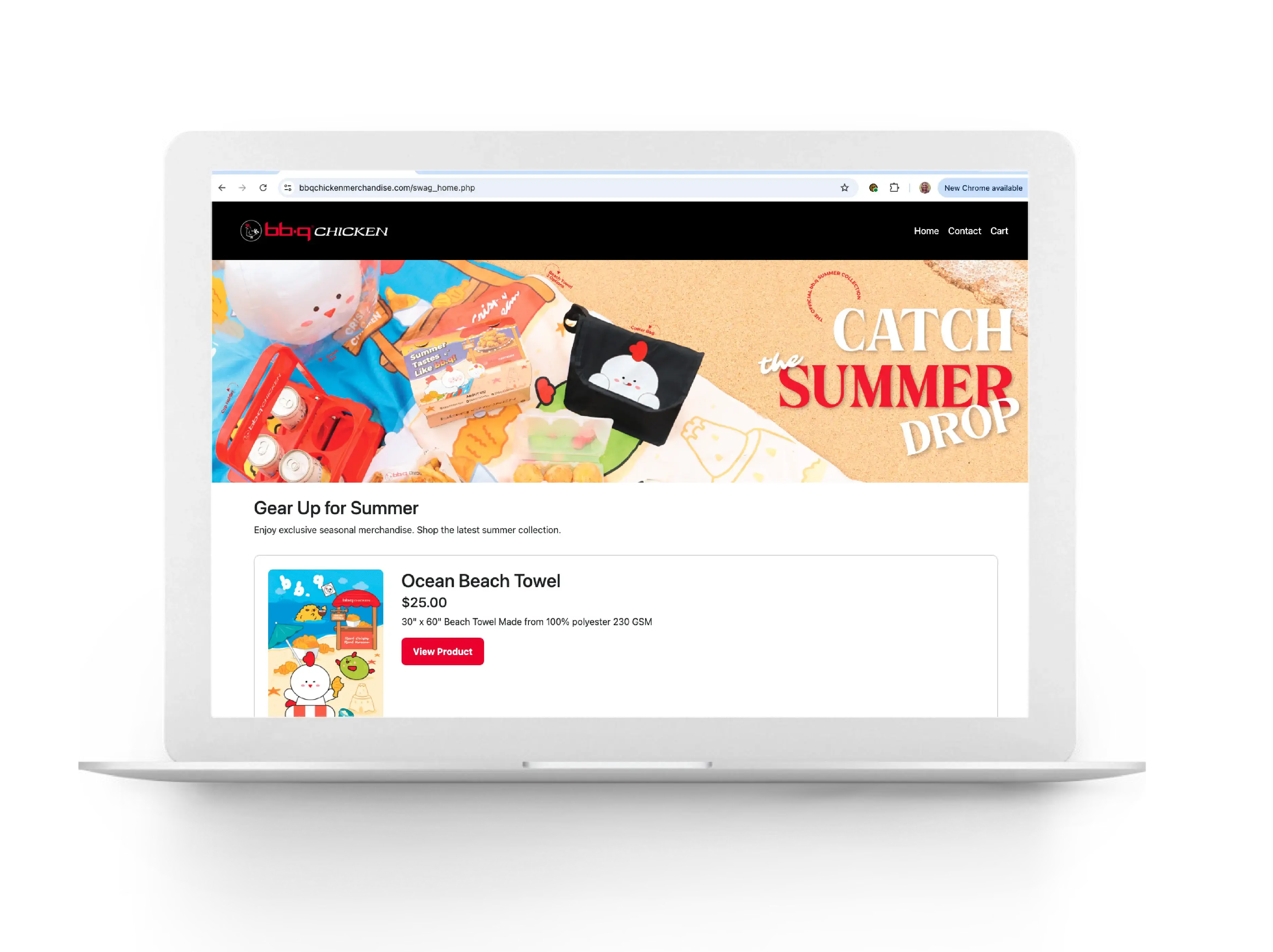 bb.q Chicken branded merchandise gifting site