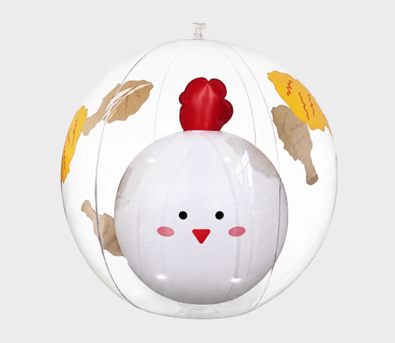 bb.q Chicken custom beach ball