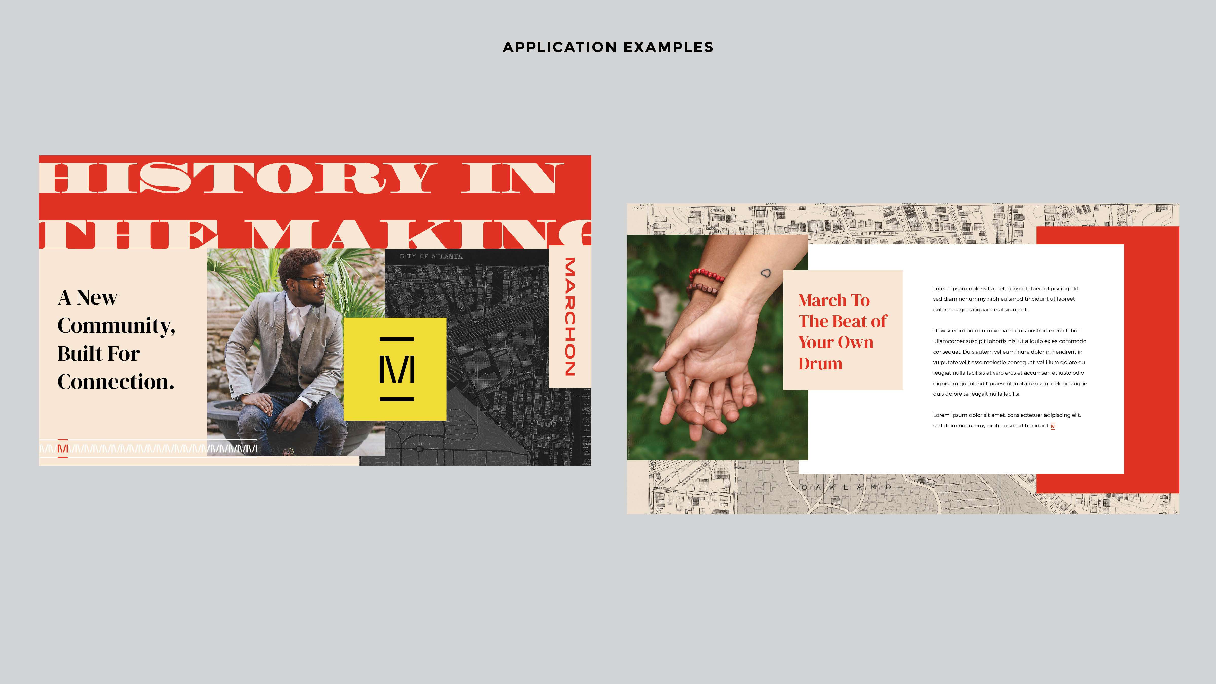 Marchon Style Guide Collateral Examples