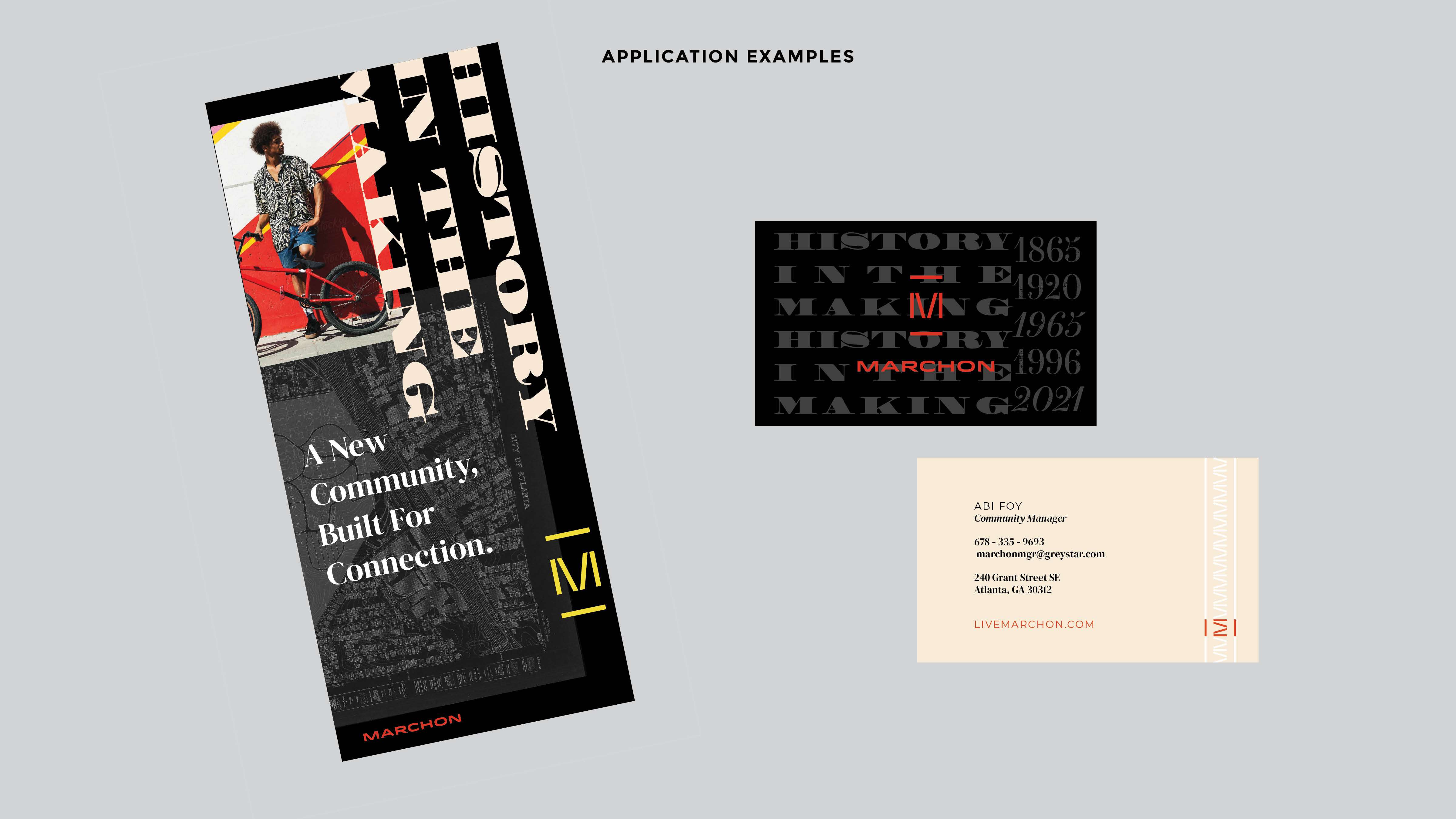 Marchon Style Guide application examples