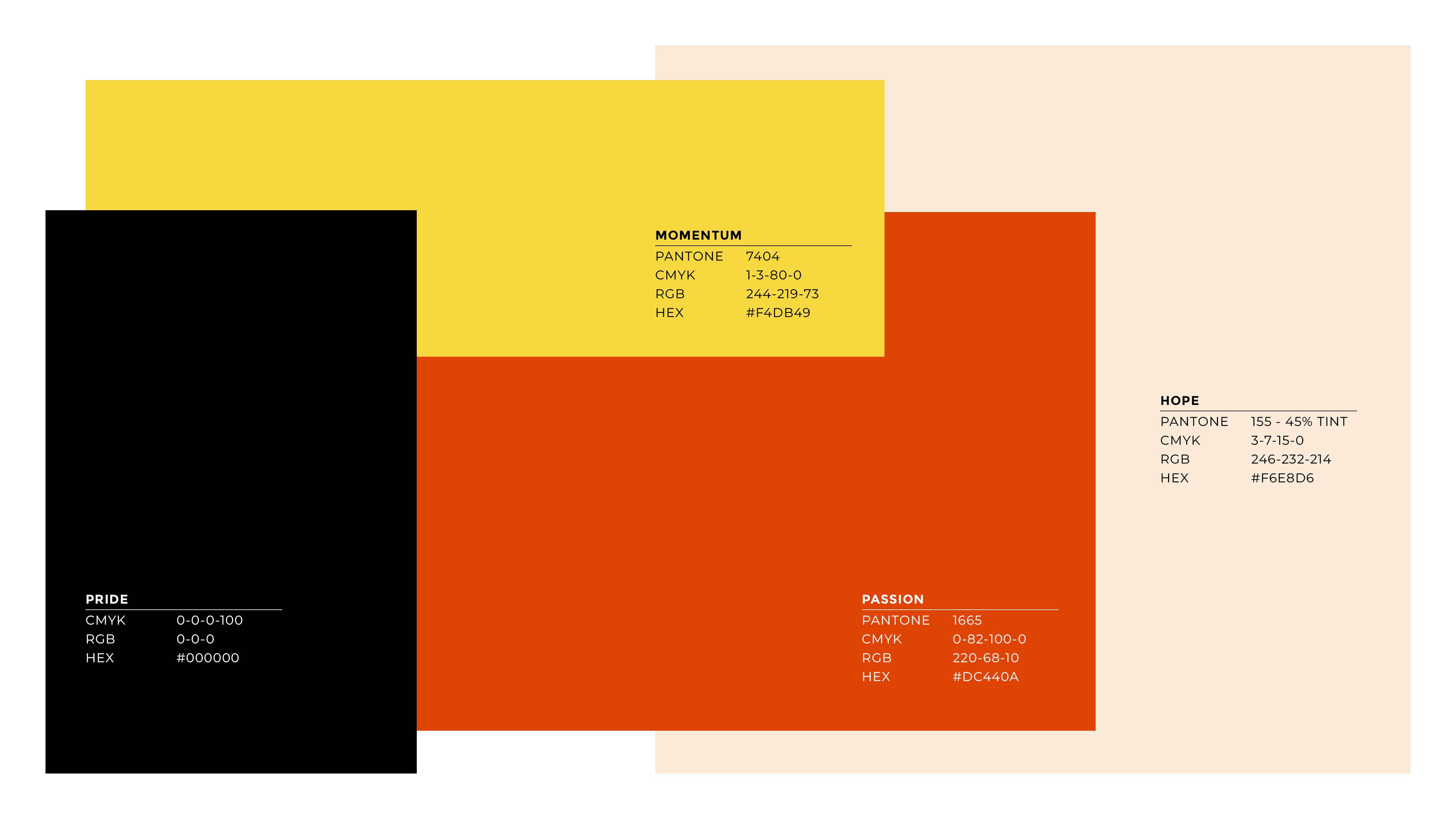 Marchon Style Guide color palette