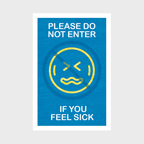 30x20 CGSignLab Do Not Enter Stripes Blue Window Cling 30x20 CGSignLab Do Not Enter Stripes Blue Window Cling